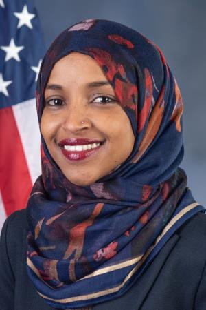 Ilhan Omar's poster