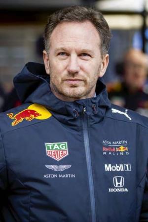 Christian Horner's poster