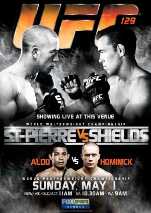 UFC 129: St-Pierre vs. Shields's Poster