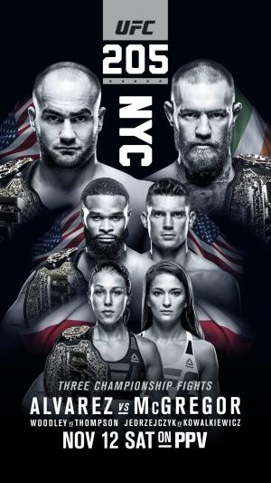 UFC 205: Alvarez vs. McGregor's Poster