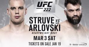 UFC 222's Poster