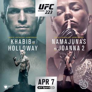 UFC 223's Poster
