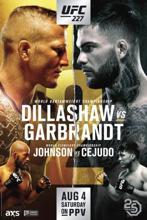 UFC 227's Poster