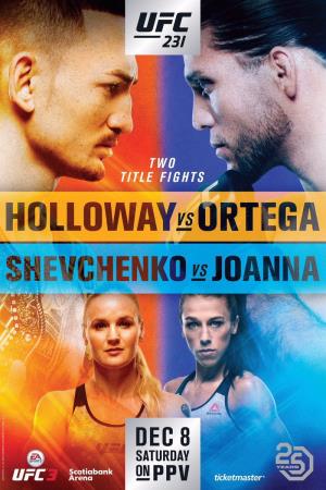 UFC 231's Poster