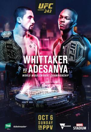 UFC 243's Poster