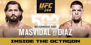 UFC 244's Poster