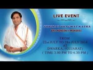 Pujya Brajnandanji Maharaj Live's Poster