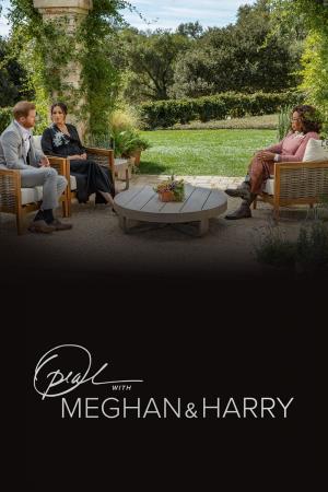 CBS Presents Oprah With Meghan And Harry's Poster