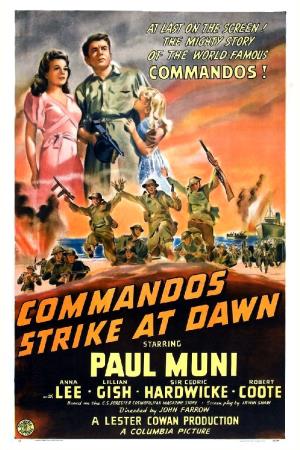 Commandos Strike At Dawn's Poster