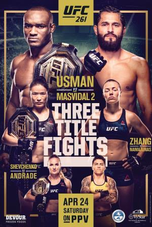 UFC 261 - Usman v Masvidal's Poster