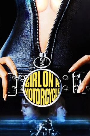 Girl on a Motorcycle's Poster