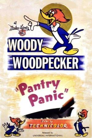 Woody Woodpecker Pantry Panic's Poster