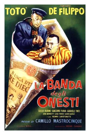 La banda degli onesti's Poster