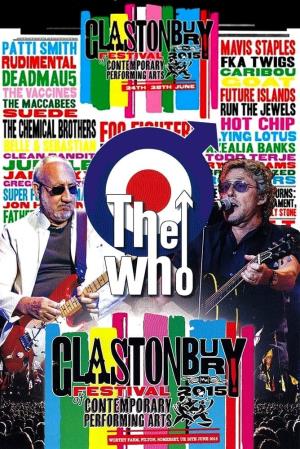The Who at Glastonbury's Poster