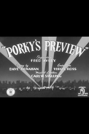 Porky's Preview's Poster