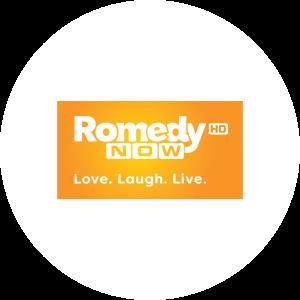 Romedy Now HD Channel Logo