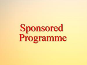 Sponsored Programme Poster