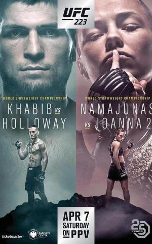 UFC 223 Live Poster