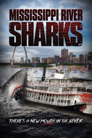 Mississippi River Sharks Poster