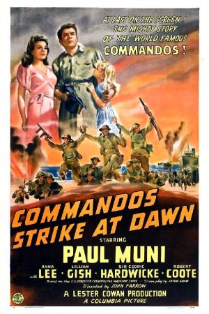 Commandos Strike At Dawn Poster