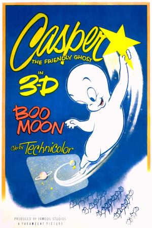 Casper The Friendly Ghost Boo Moon Poster