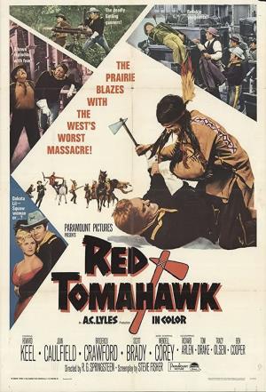 Red Tomahawk Poster