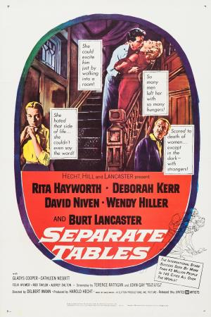 Separate Tables Poster