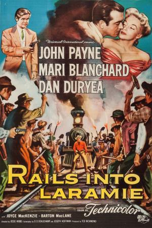 Rails into Laramie Poster