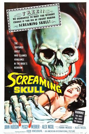 The Screaming Skull Poster