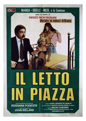 Il letto in piazza Poster