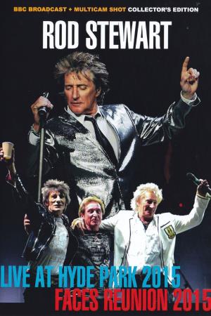 Rod Stewart Live at Hyde Park Poster