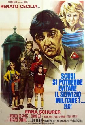 Scusi, si potrebbe evitare il servizio militare?.. No! Poster