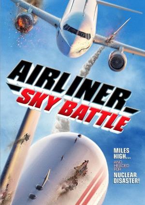 Airliner Sky Battle Poster