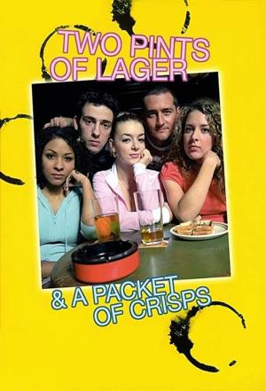 Two Pints of Lager and a Packet of Crisps Poster