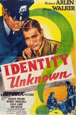 Identity Unknown Poster