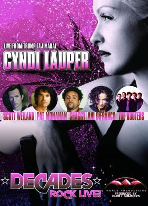 Decades Rock - Cyndi Lauper & friends Poster